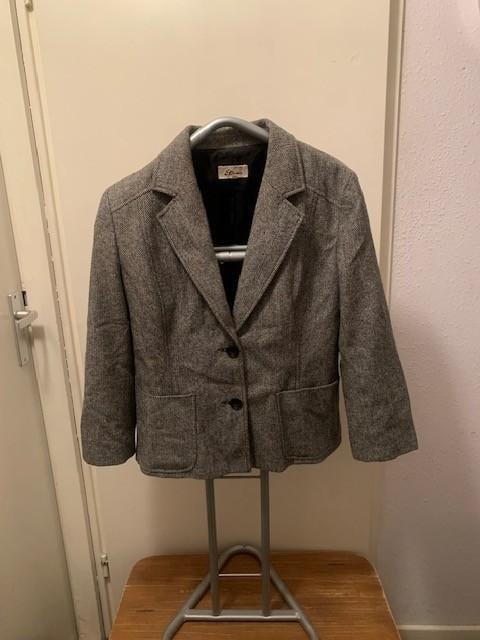 Grijze blazer van de Miss Etam. Maat 2XL, Maat 46/48 (XL) of groter, Ophalen of Verzenden, Zo goed als nieuw, Jasje