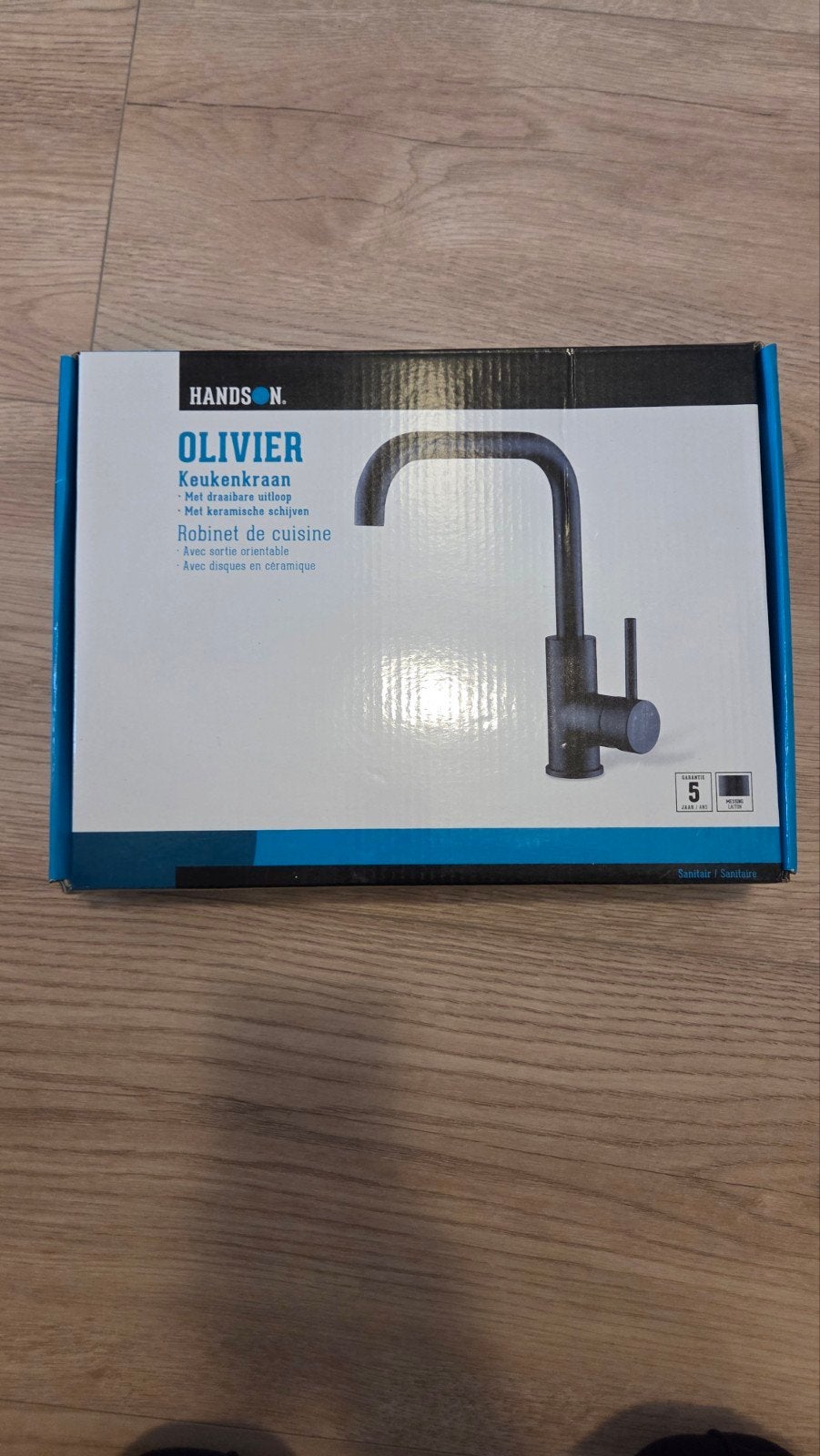 HandsOn Olivier Keukenkraan Zwart - Nieuw in doos, Overige typen, Nieuw, Ophalen of Verzenden, Zwart