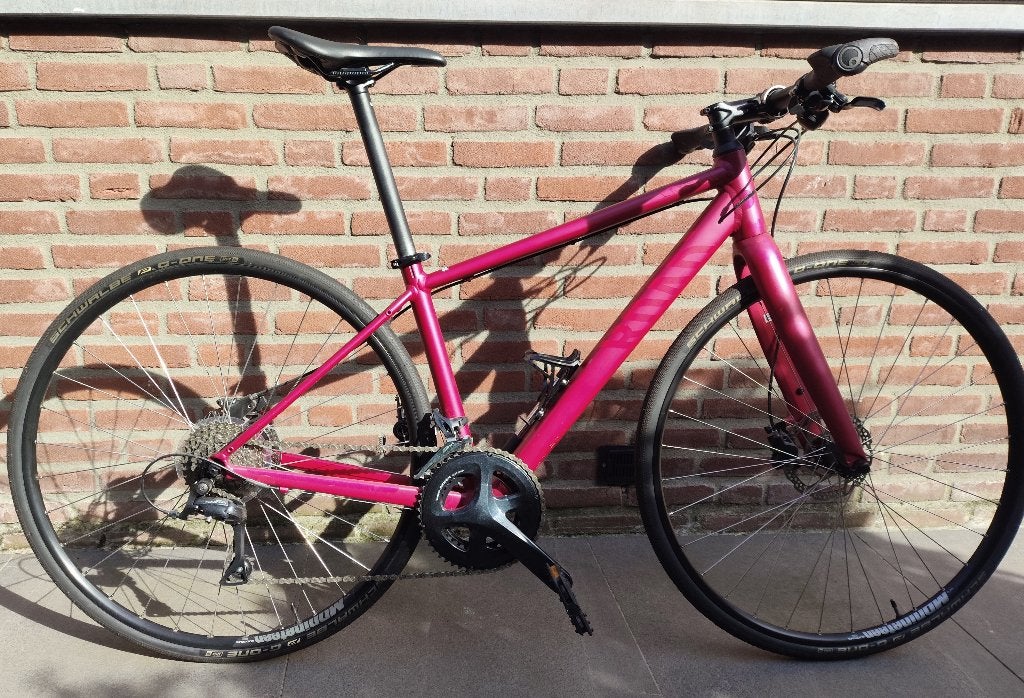 Te koop: Canyon Roadlite WMN 5.0, 28 inch, 47 tot 50 cm, Zo goed als nieuw, 15 tot 20 versnellingen