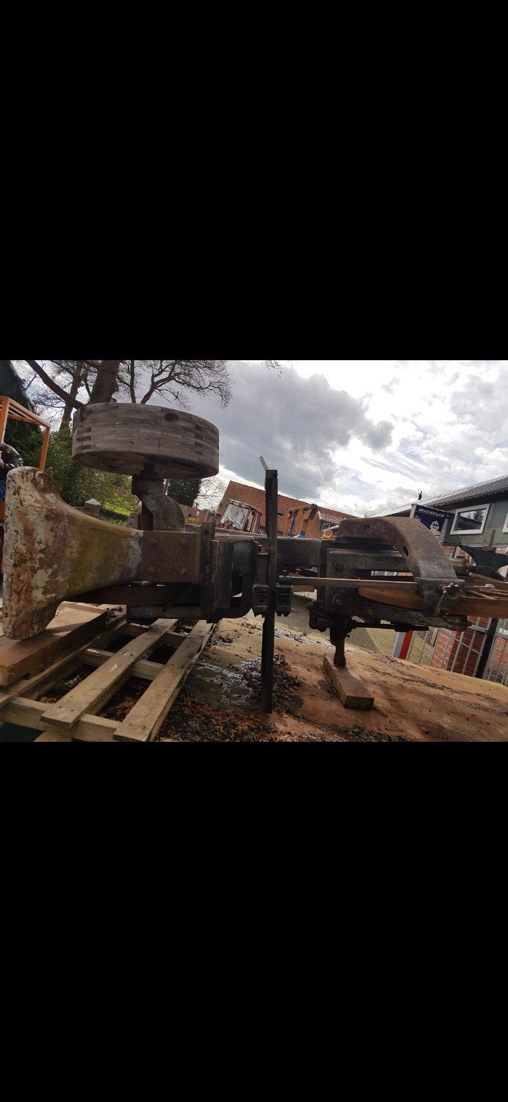 bomen lintzaagmachine met aanvoerbaan, Ophalen of Verzenden