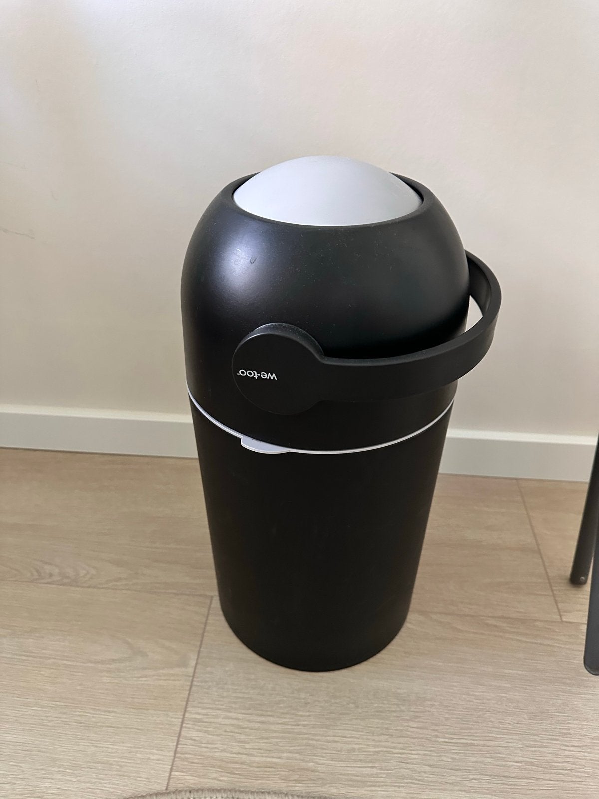 We-Too Luieremmer Zwart -, Huis en Inrichting, 20 tot 30 liter, Ophalen, Zo goed als nieuw, Kunststof