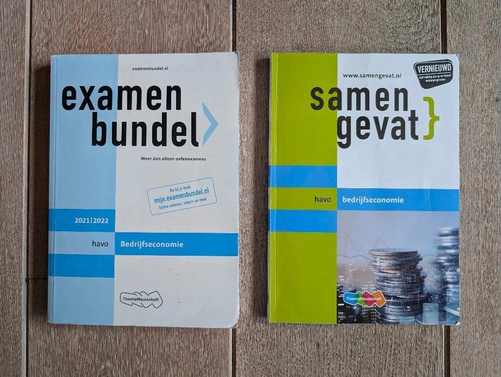 Examen bundel plus samengevat Havo bedrijfseconomie, Ophalen of Verzenden, Zo goed als nieuw, HAVO, Bedrijfseconomie of M&O