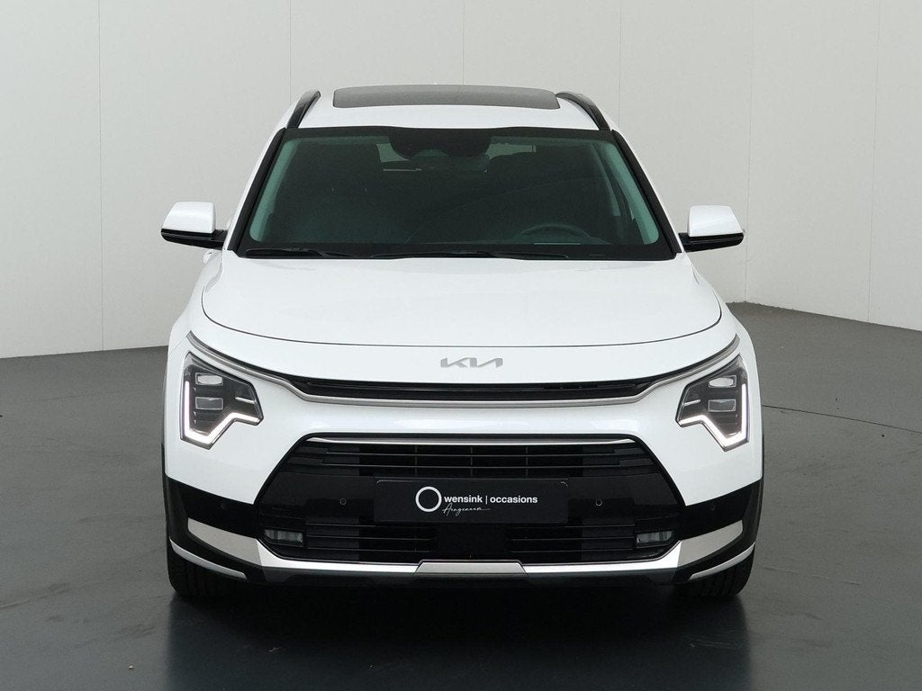Kia Niro 1.6 GDi Hybrid DynamicPlusLine | Panoramadak | Stoe, Auto's, Kia, 1374 kg, Gebruikt, Euro 6, Wit