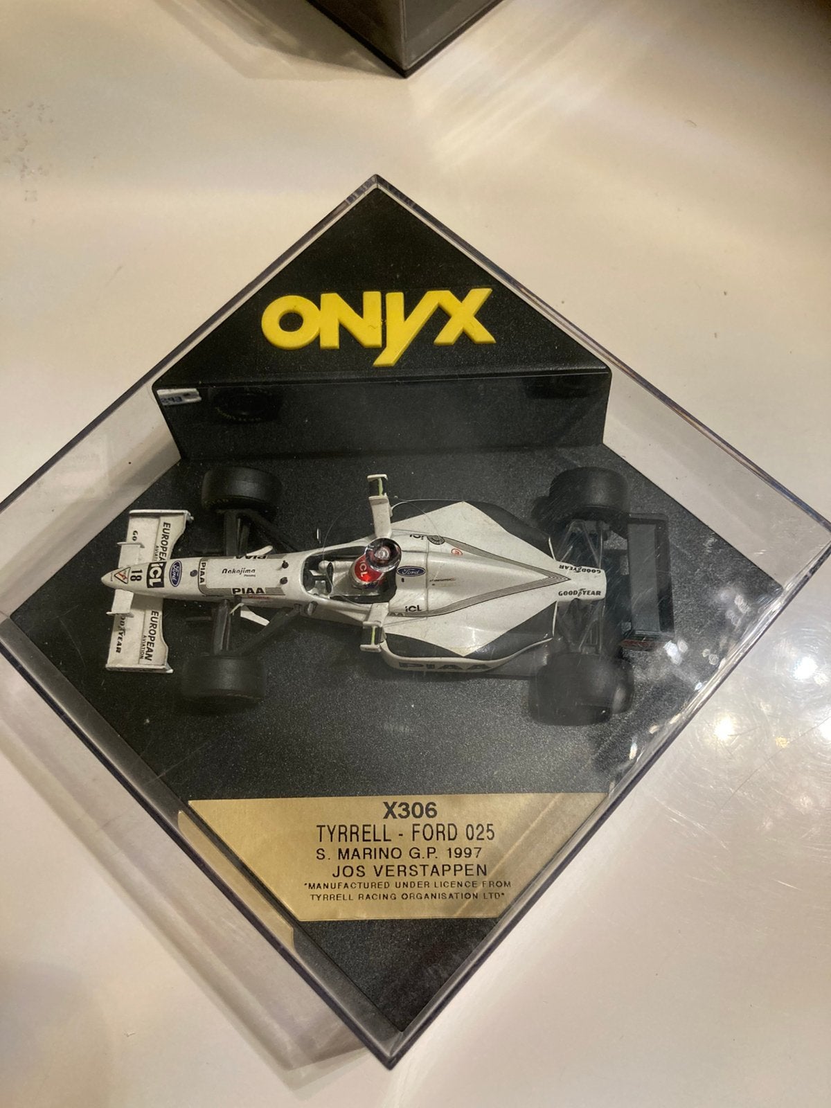 Jos verstappen tyrrel ford 025 san marino 1997 1/43, Hobby en Vrije tijd, Modelauto's | 1:43, Ophalen of Verzenden, Zo goed als nieuw