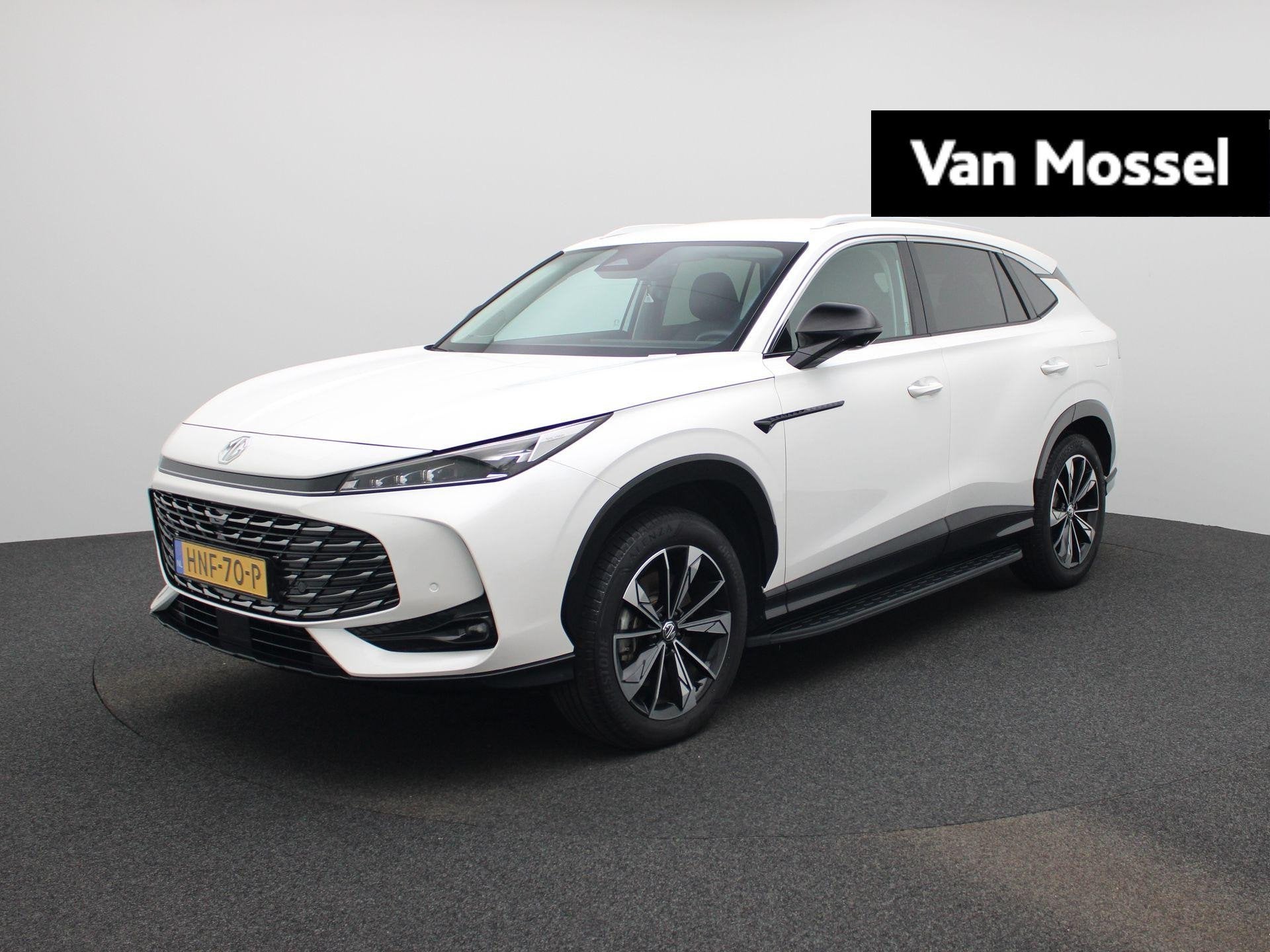 MG HS PHEV 1.5 272pk Aut. Luxury | 100km Electrisch | Led Ko, Auto's, 12 maanden, Stof, Gebruikt, 4 cilinders