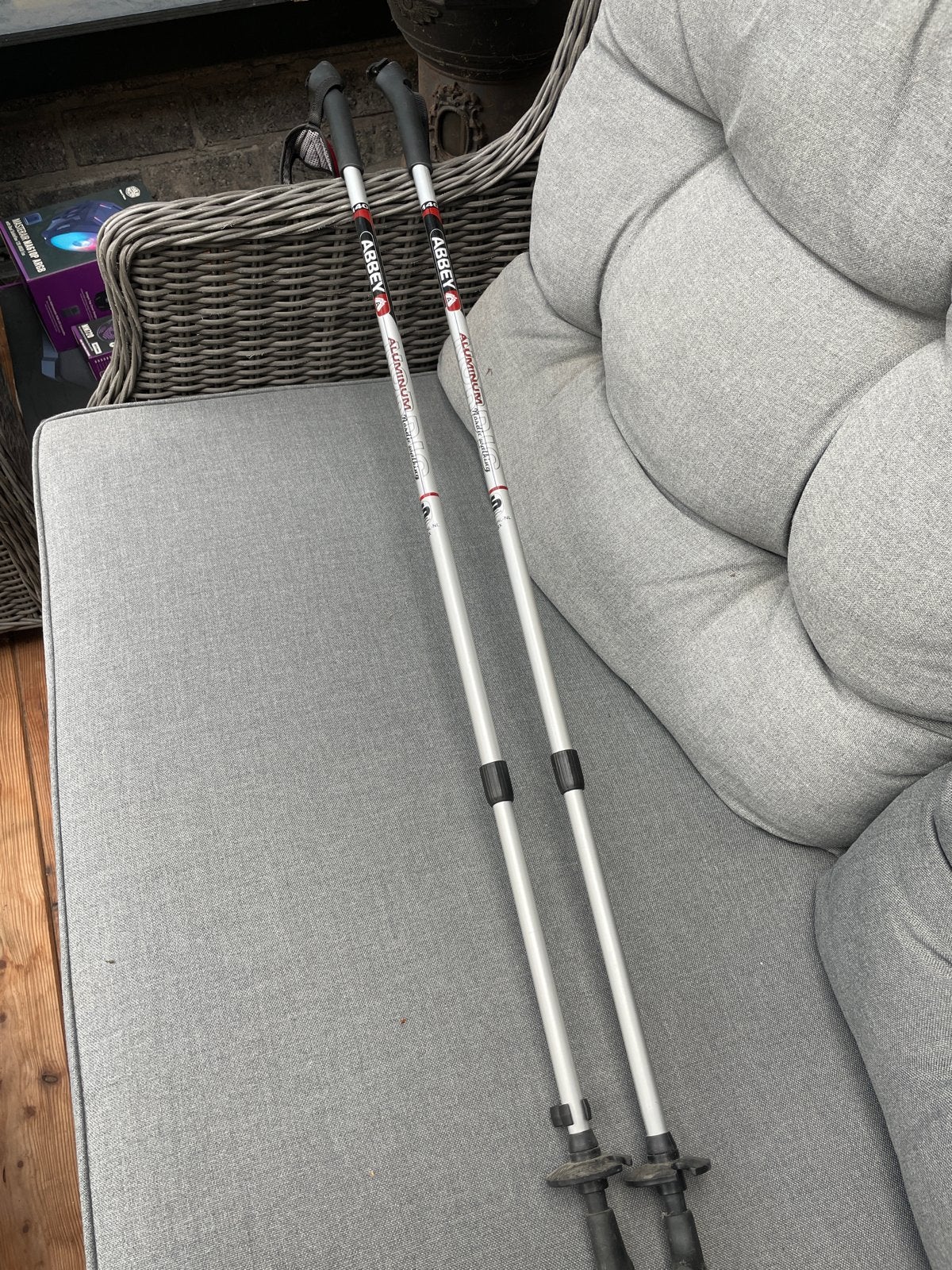 Abbey Wandelstokken - Aluminium - Zo goed als nieuw, Ophalen of Verzenden, Zo goed als nieuw, Wandelstok