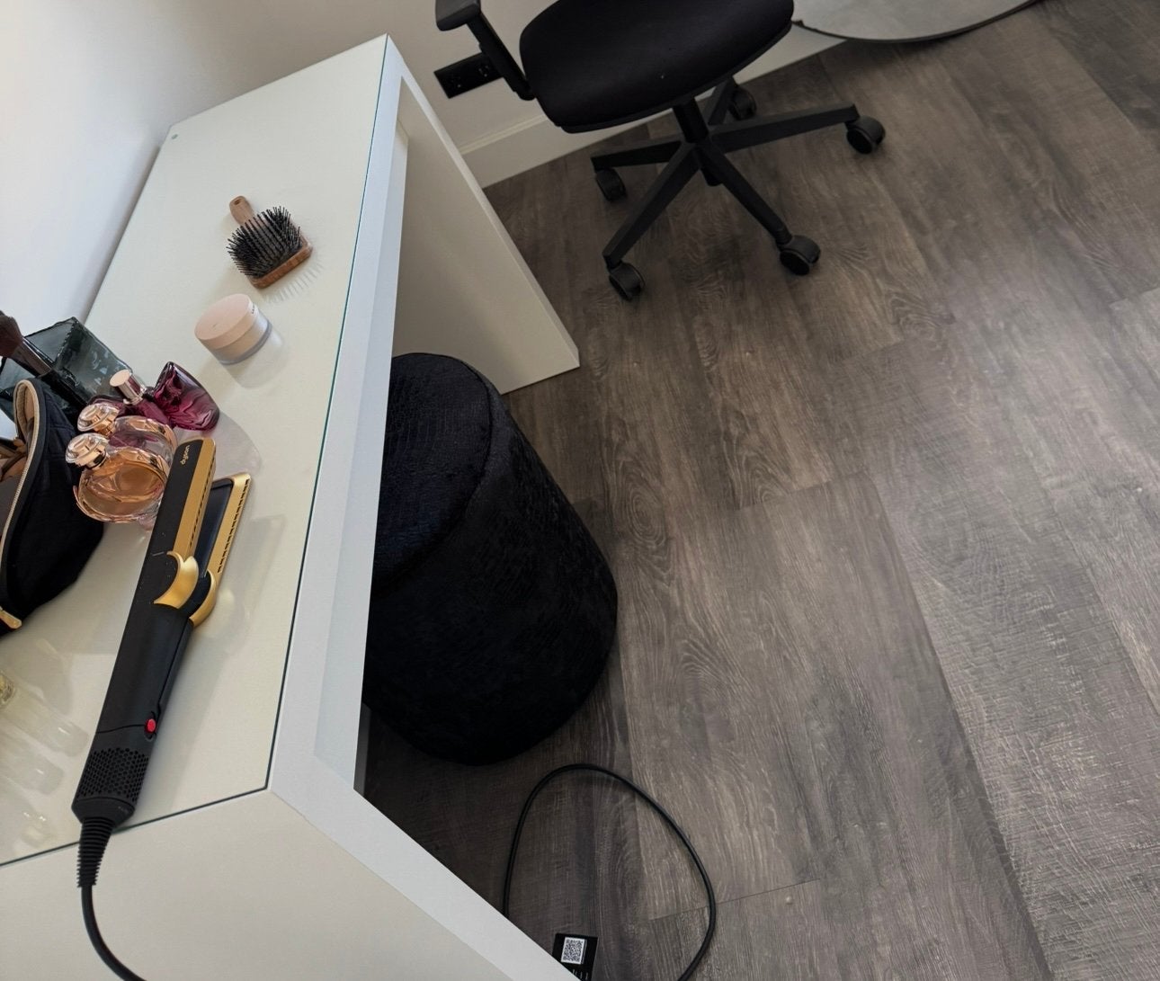 Toilettafel / make up tafel, Ophalen, Zo goed als nieuw, Laminaat