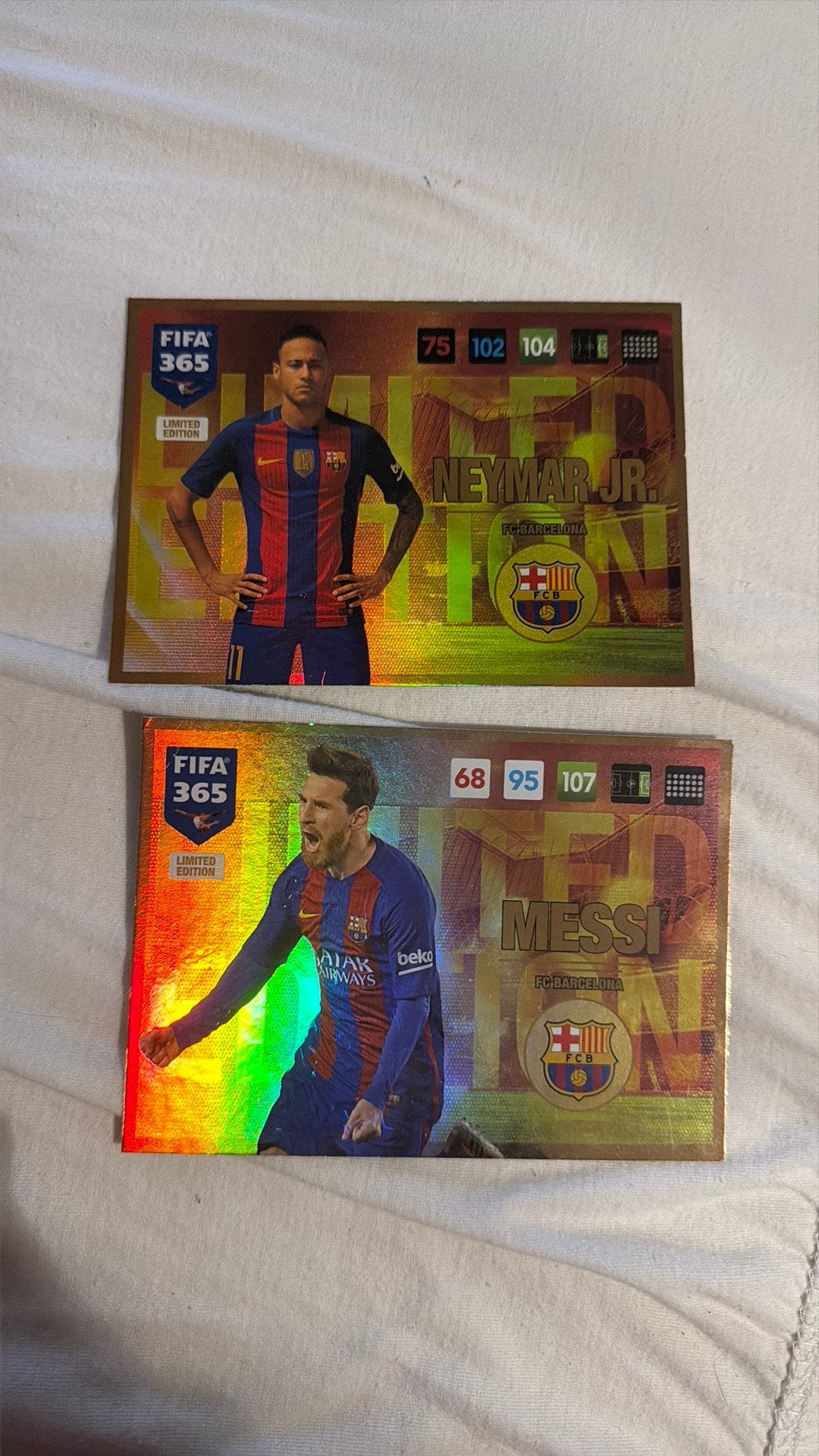 Limited edition fifa 365 kaarten groot, Ophalen of Verzenden, Zo goed als nieuw, Meerdere kaarten