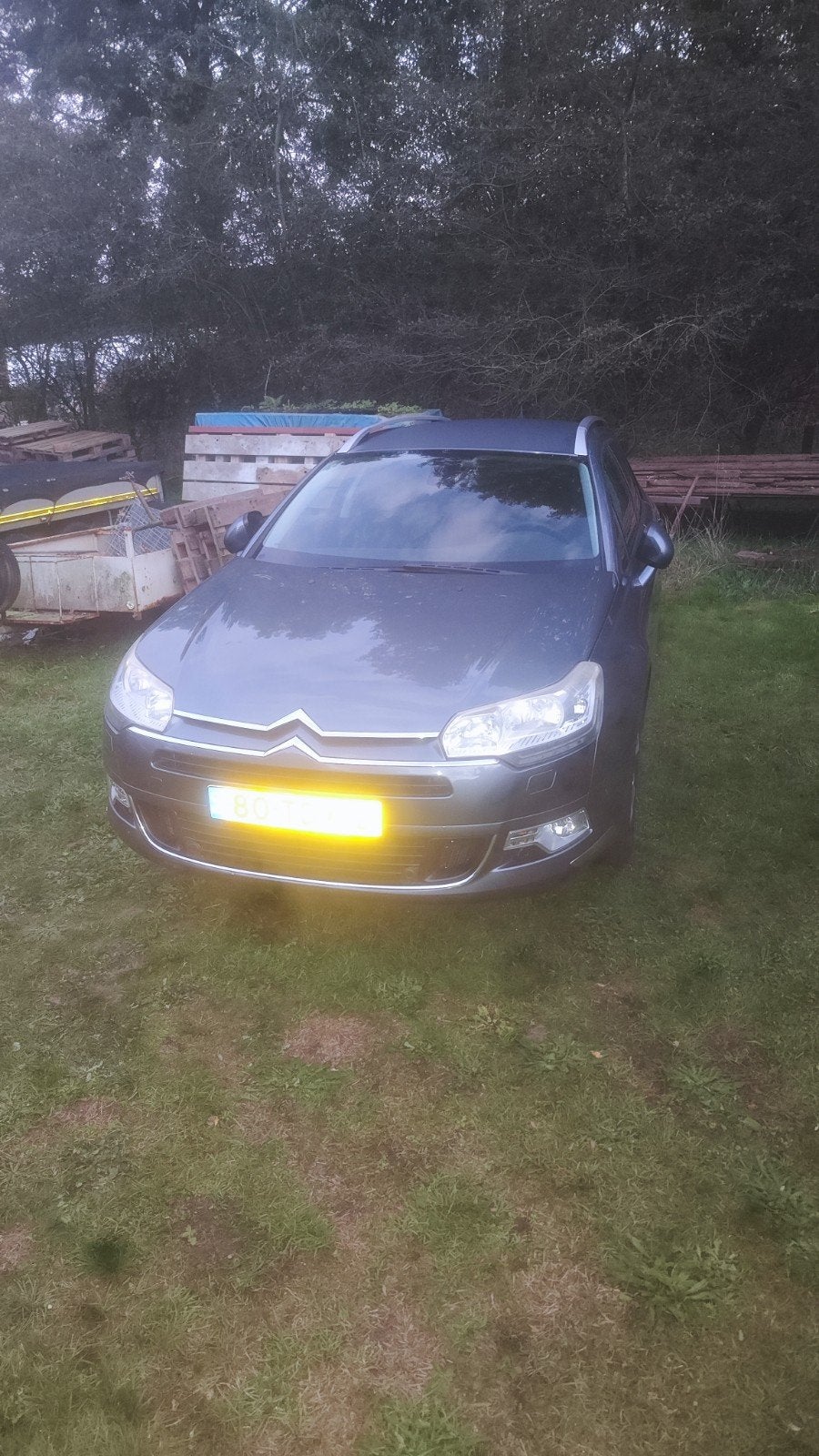 Citroën C5 1.6 THP Tourer 2012 Grijs, Auto's, Voorwielaandrijving, 15 km/l, Origineel Nederlands, Handgeschakeld