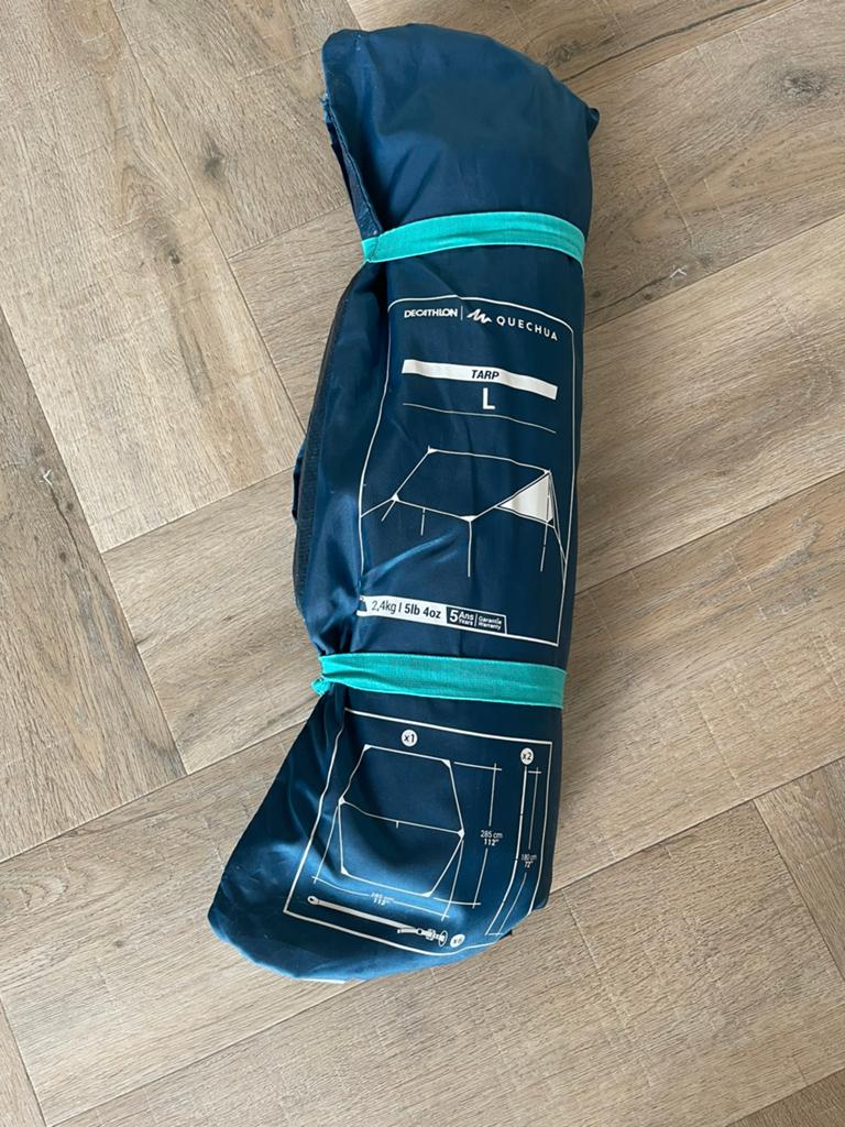 Decathlon Quechua Tarp L - Nieuwstaat, Ophalen of Verzenden, Zo goed als nieuw, Tot en met 2