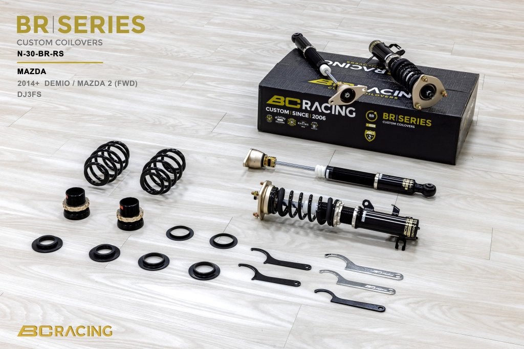 BC Racing schroefset verlaging - Mazda 2 14+, Ophalen of Verzenden