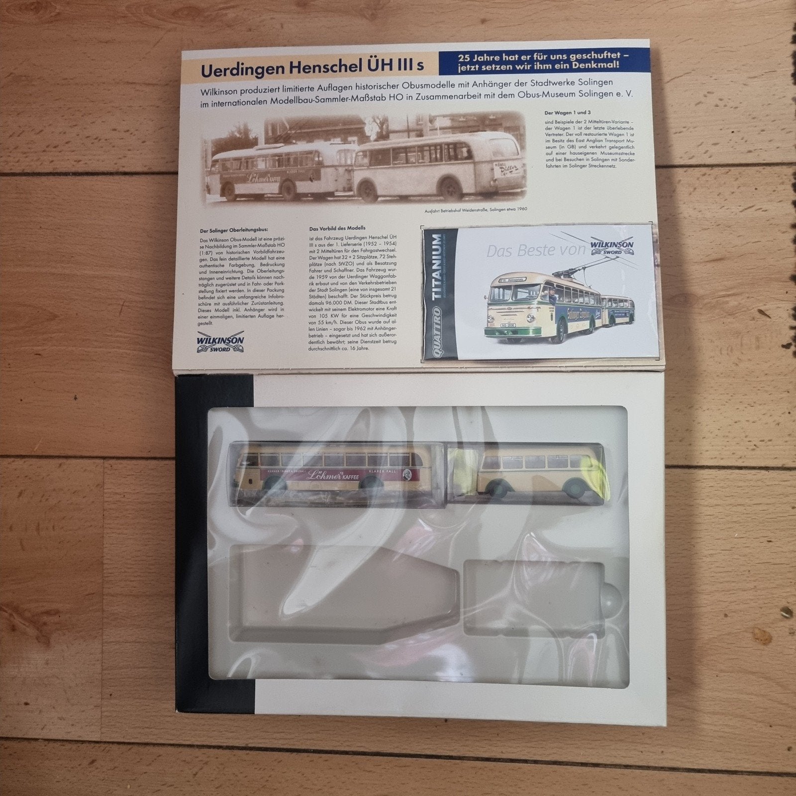TROLLEY BUS + AANHANGER 1:87-H0, Ophalen of Verzenden, Bus of Vrachtwagen, Overige merken