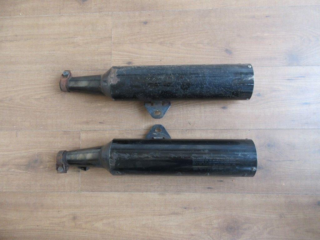 Kawasaki GPZ500 uitlaten EX500 uitlaatdempers GPZ EX 500, Motoren, Ophalen of Verzenden