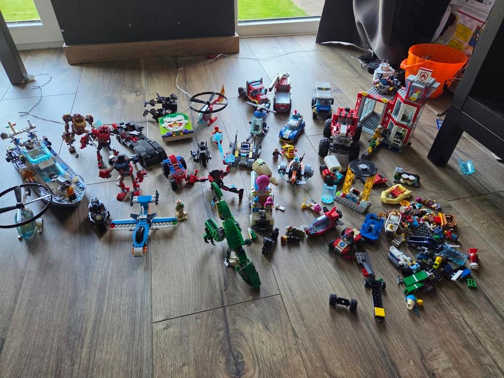 Verschillende Lego sets, Ophalen