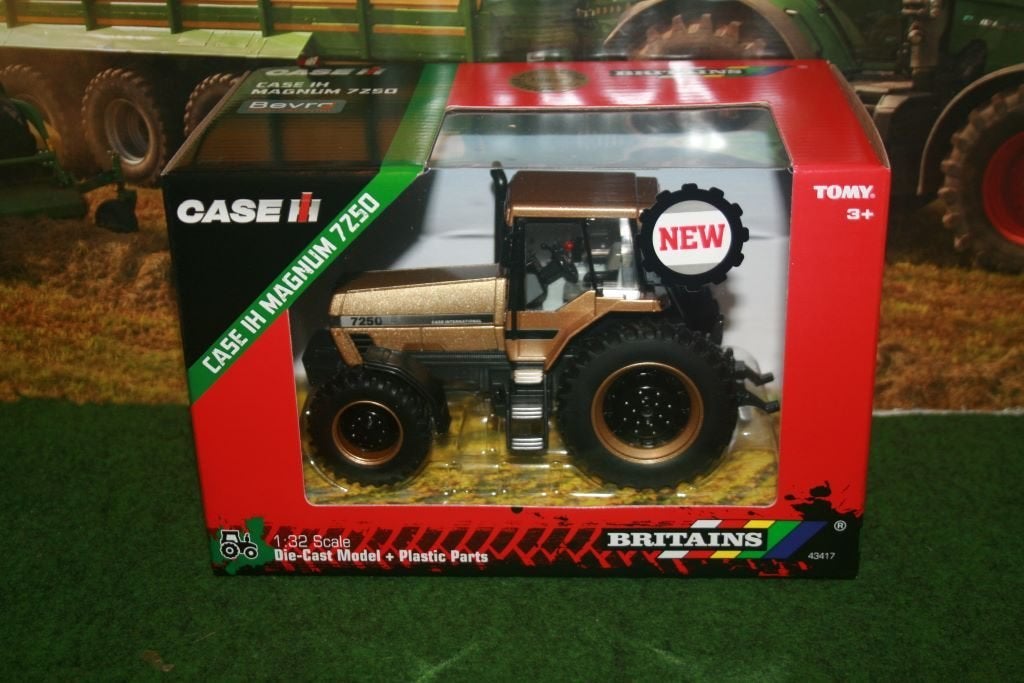 Boeryes: NIEUW Case IH Magnum 7250 Gold van Britains, Ophalen of Verzenden, Nieuw, Tractor of Landbouw, Britains