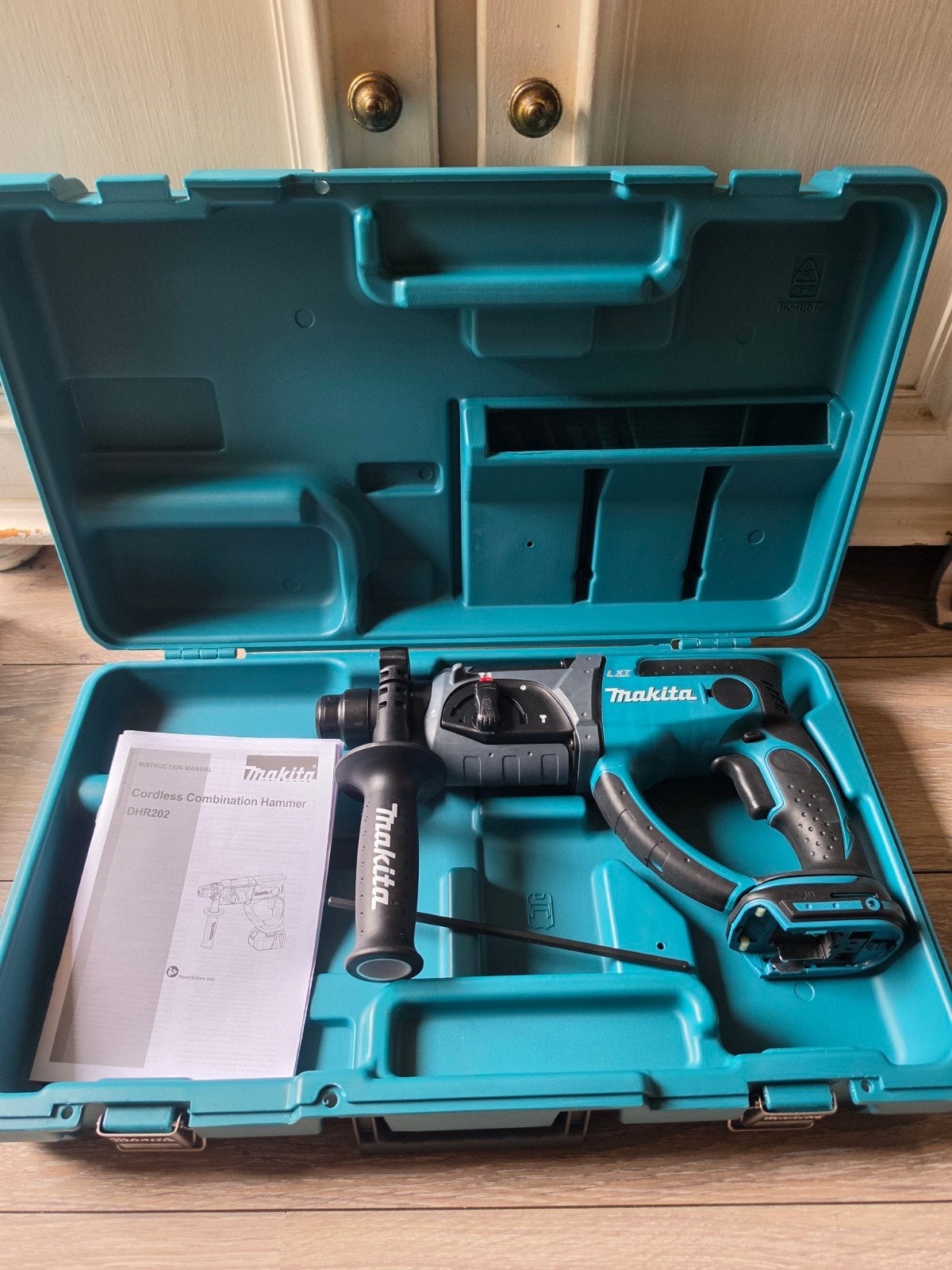 Makita DHR202 LXT 18V Li-Ion Accu Boorhamer in koffer, Boor- en/of Breekhamer, Nieuw, Ophalen of Verzenden, Minder dan 400 watt