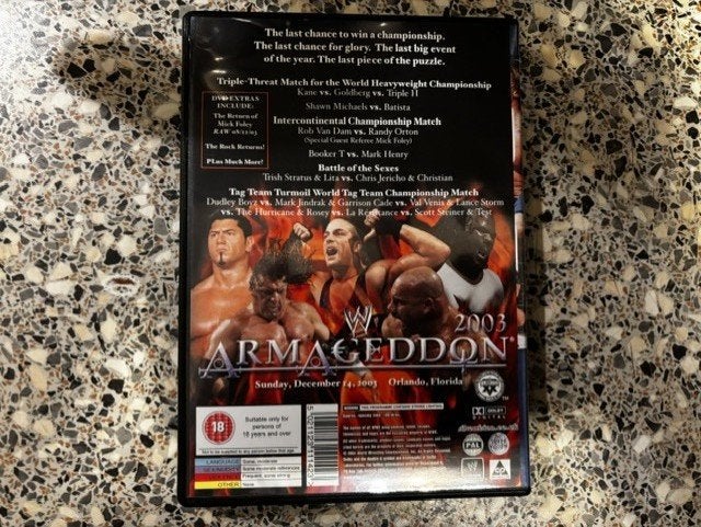 WWE Armageddon 2003, Engels, Overige typen, Engels, Ophalen of Verzenden