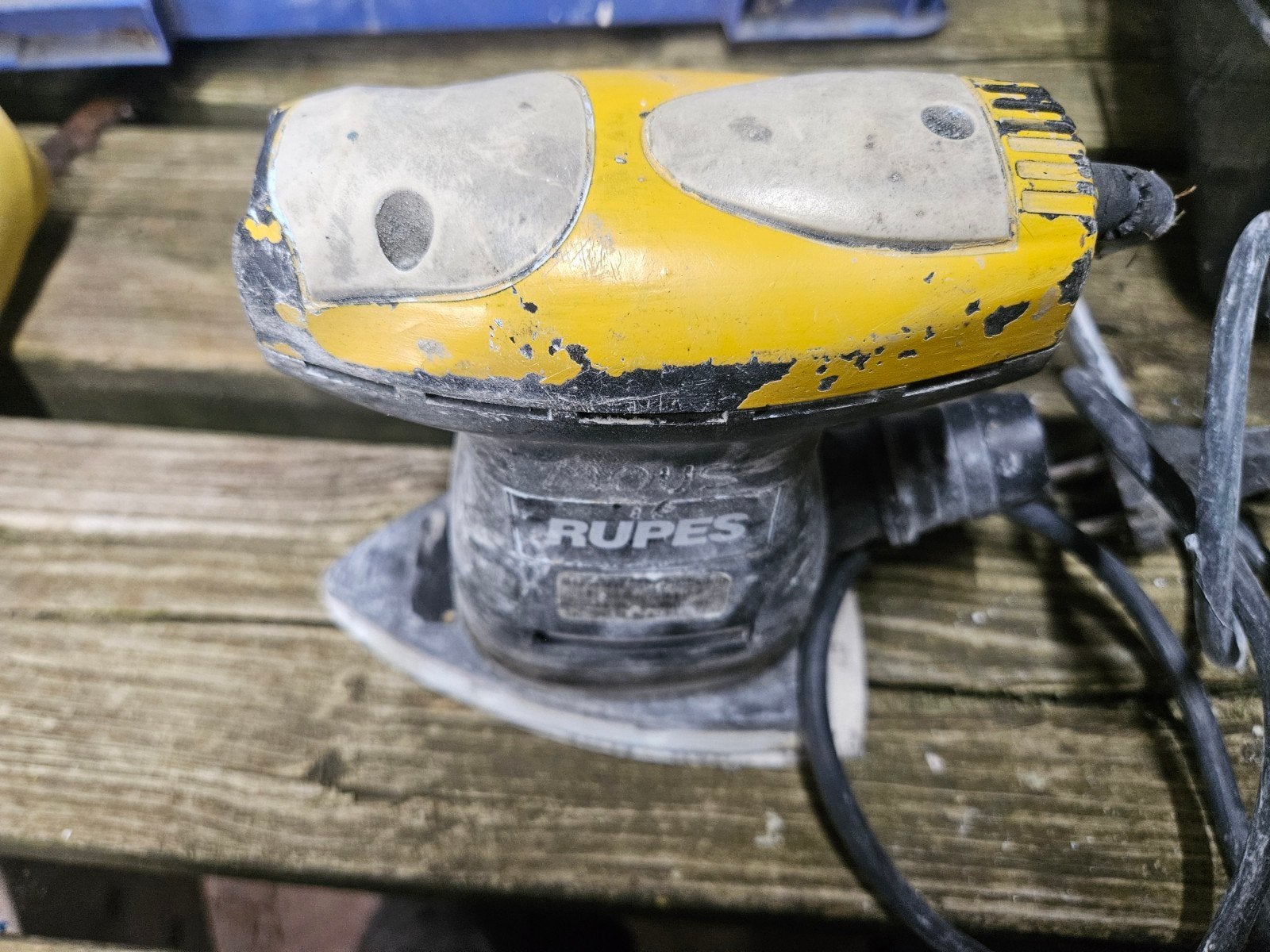 Rupes schuurmachine - Gebruikt, Ophalen of Verzenden, Minder dan 600 watt, Vlakschuurmachine