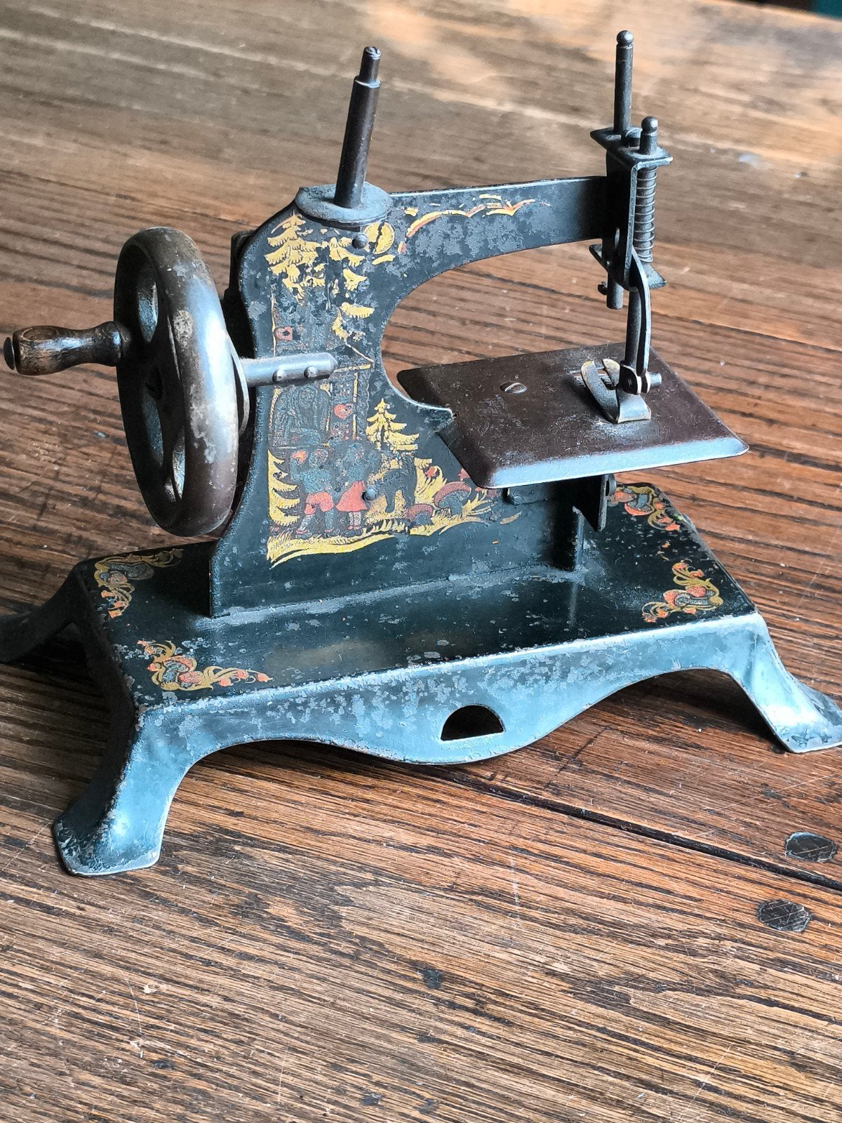 casige Hansel en Gretel Duitse miniatuur naaimachine, Ophalen of Verzenden