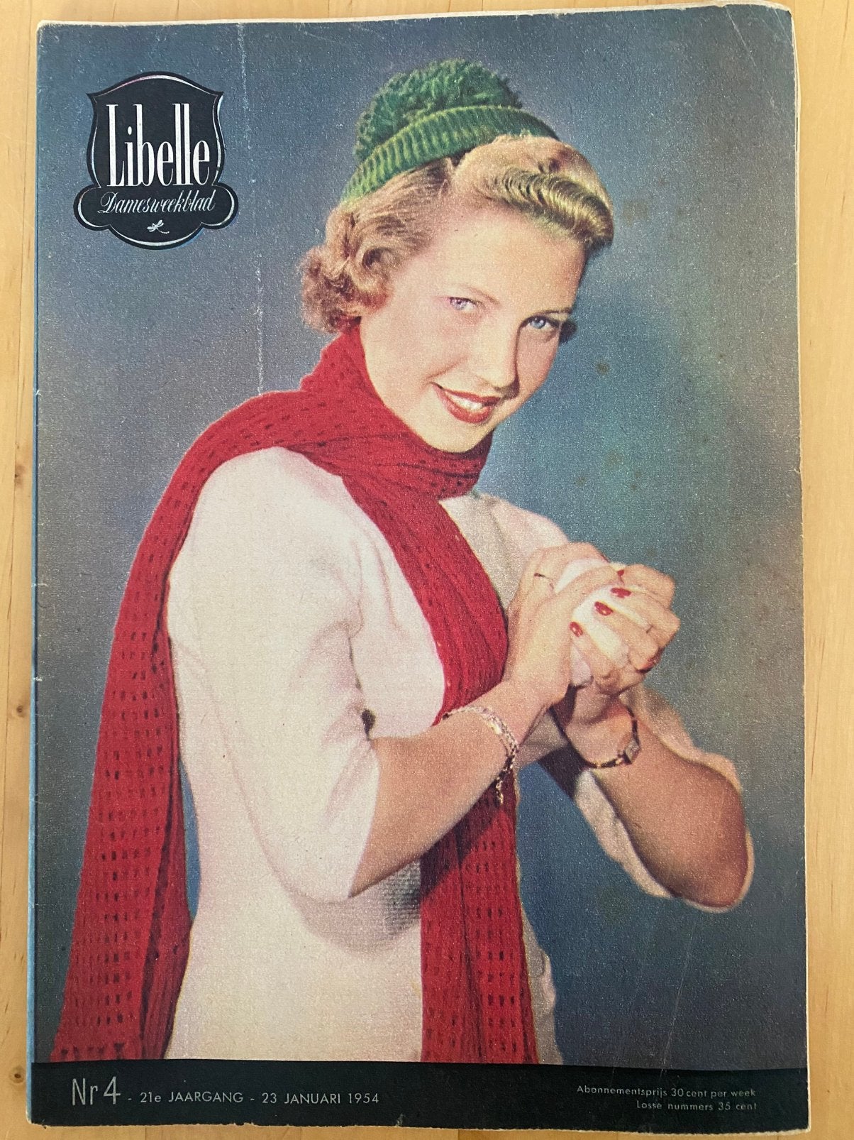 4 Vintage Libelle’s jaren 1954, Ophalen of Verzenden, 1940 tot 1960, Tijdschrift
