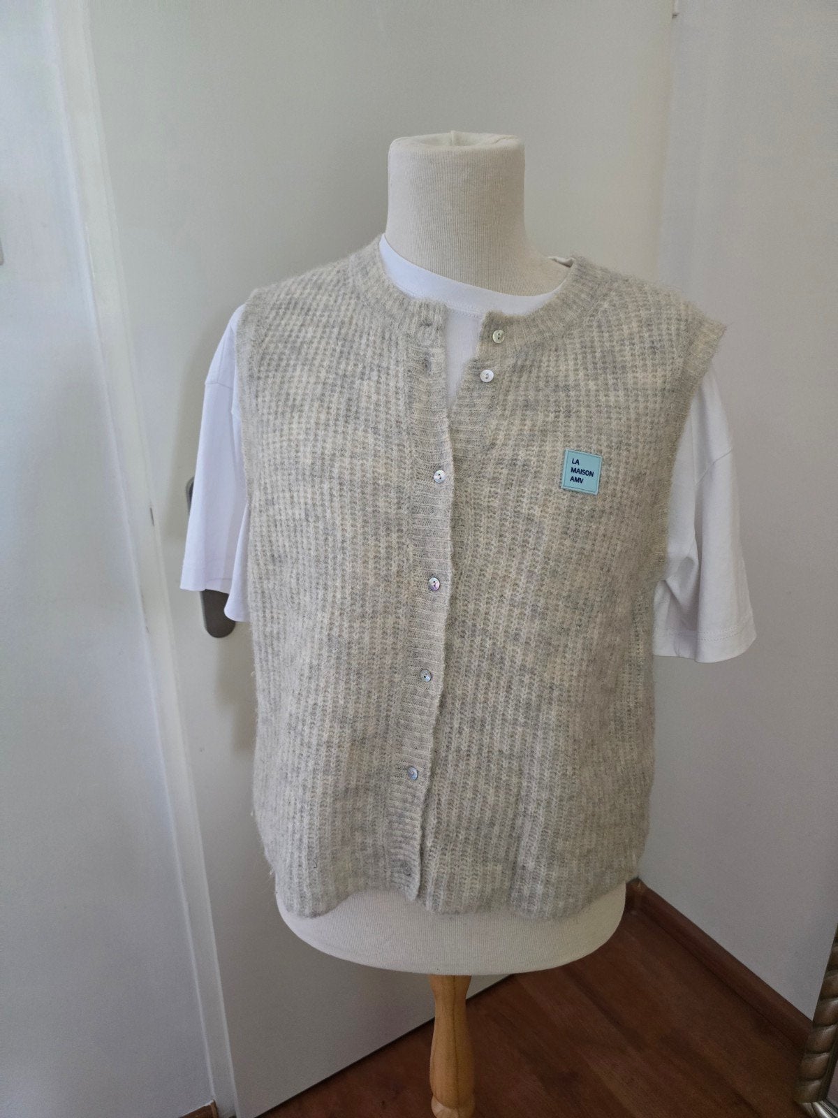 American Vintage mouwloos vest zgan, Ophalen of Verzenden, Zo goed als nieuw, Maat 38/40 (M)