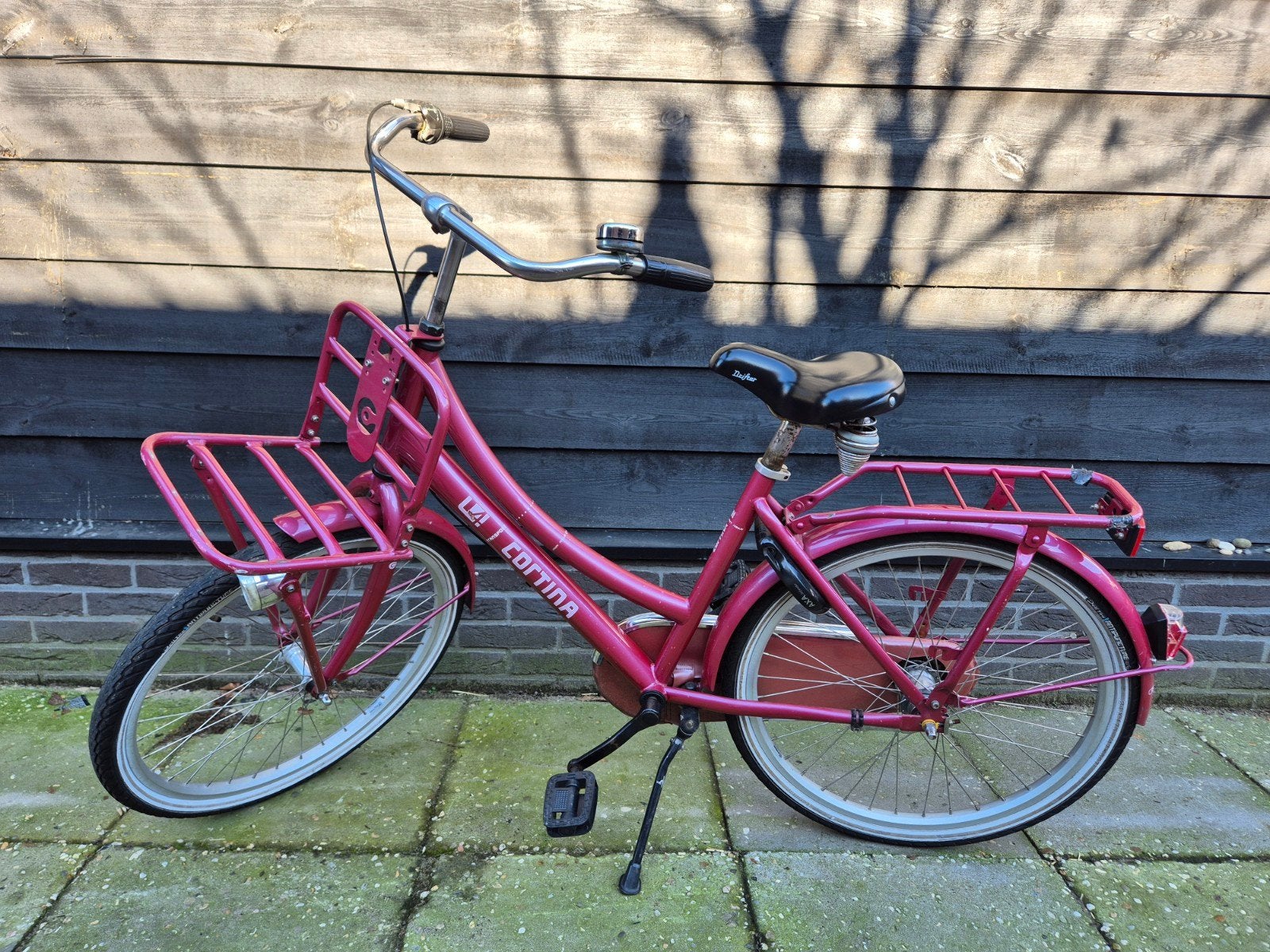 Cortina u4 meisjes fiets 24 inch rood roze, Fietsen en Brommers, Fietsen | Meisjes, Ophalen, Gebruikt, 24 inch, Versnellingen