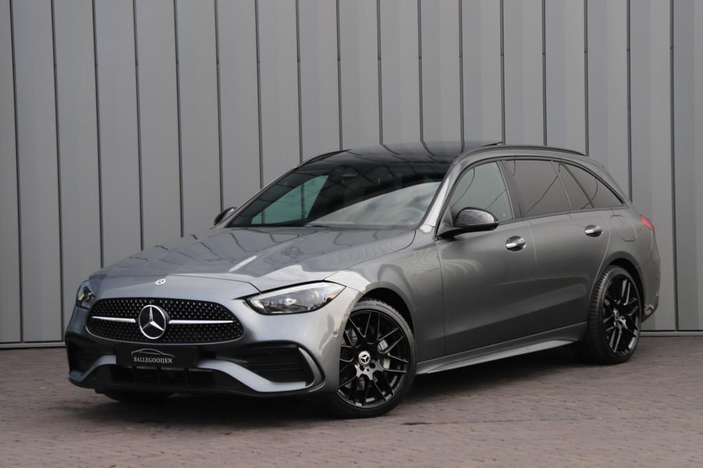 Mercedes-Benz C-Klasse 300e AMG | 313PK | Head-up | Keyless-, Automaat, Achterwielaandrijving, Gebruikt, Zwart