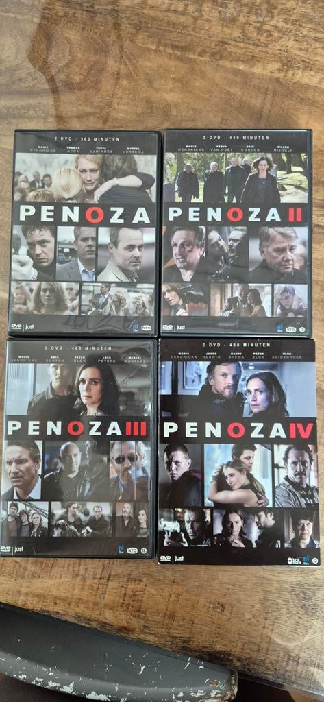 Penoza seizoenen 1, 2, 3 en 4 op dvd, Vanaf 12 jaar, Ophalen of Verzenden, Zo goed als nieuw
