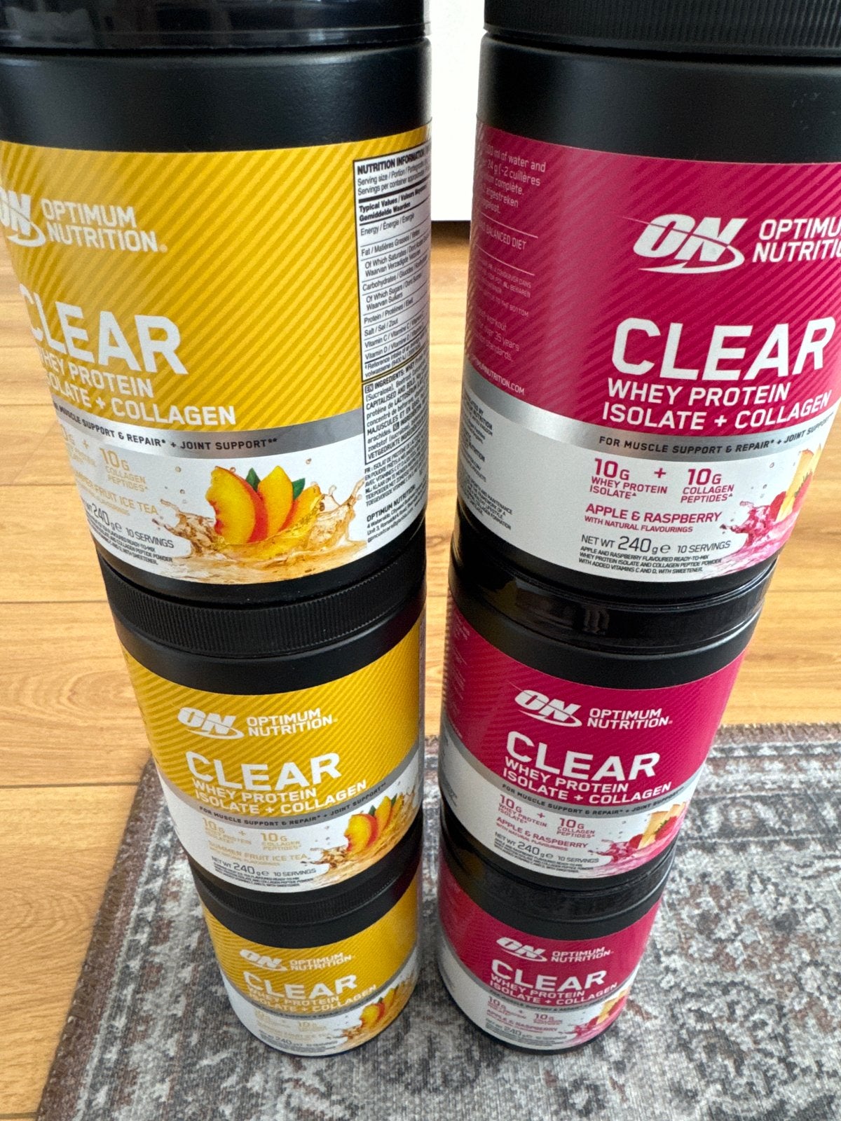 Optimum Nutrition Clear Whey Isolate + Collagen, Ophalen of Verzenden, Nieuw, Poeder of Drank