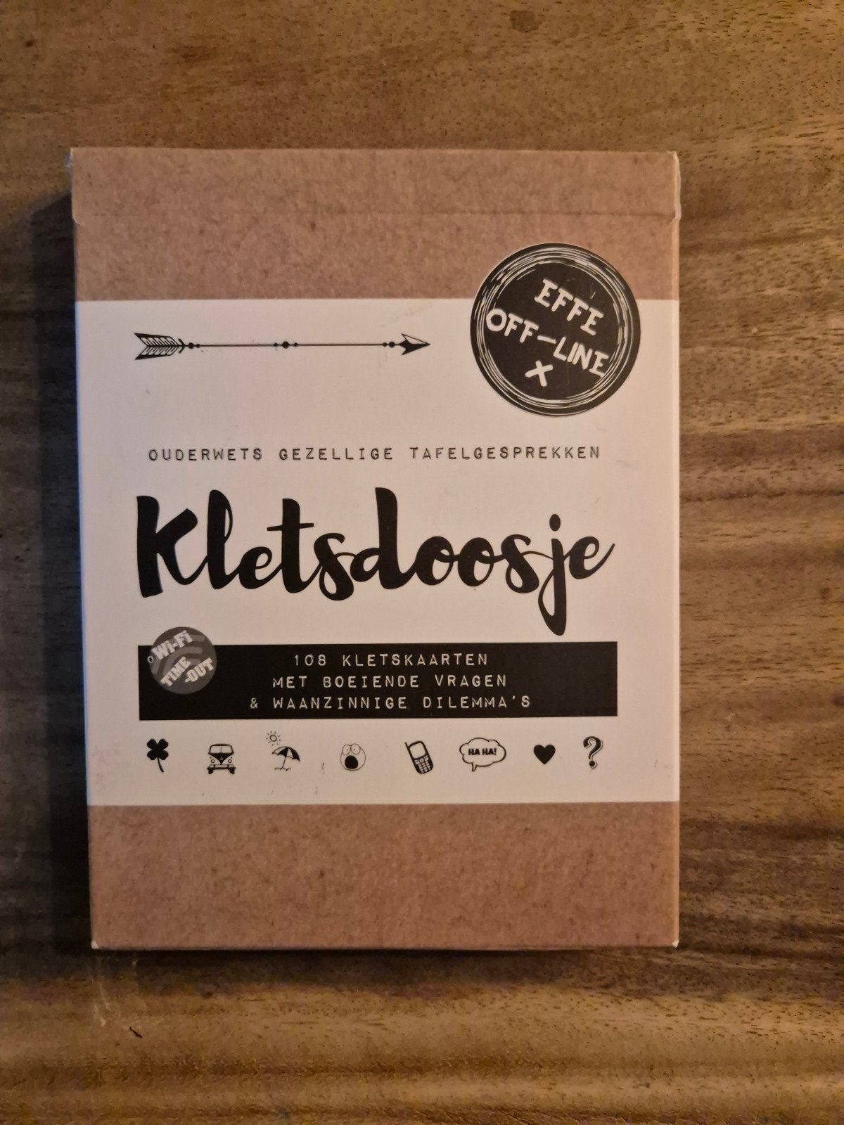 Kletsdoosje - Gezellige Tafelgesprekken, Ophalen of Verzenden, Zo goed als nieuw