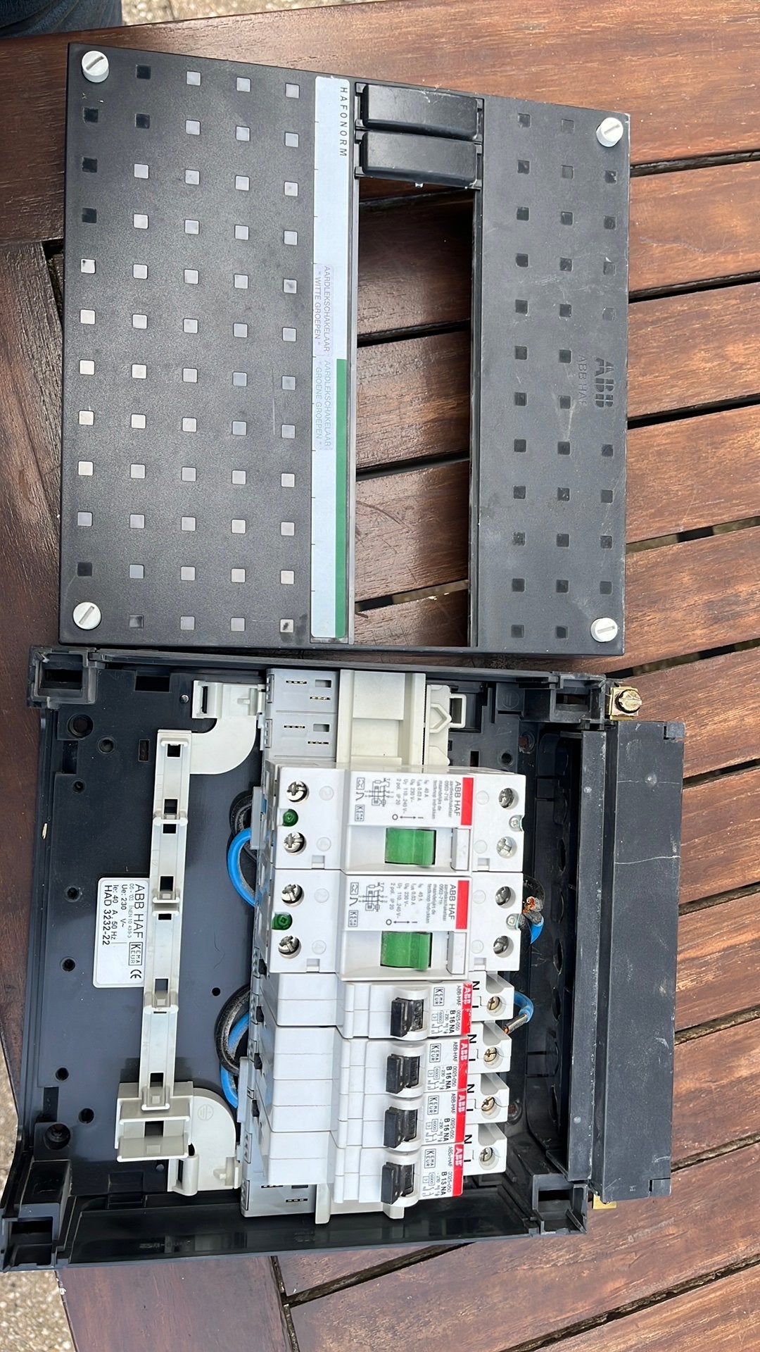 Abb groepenkast, Ophalen of Verzenden, Zo goed als nieuw, Overige typen