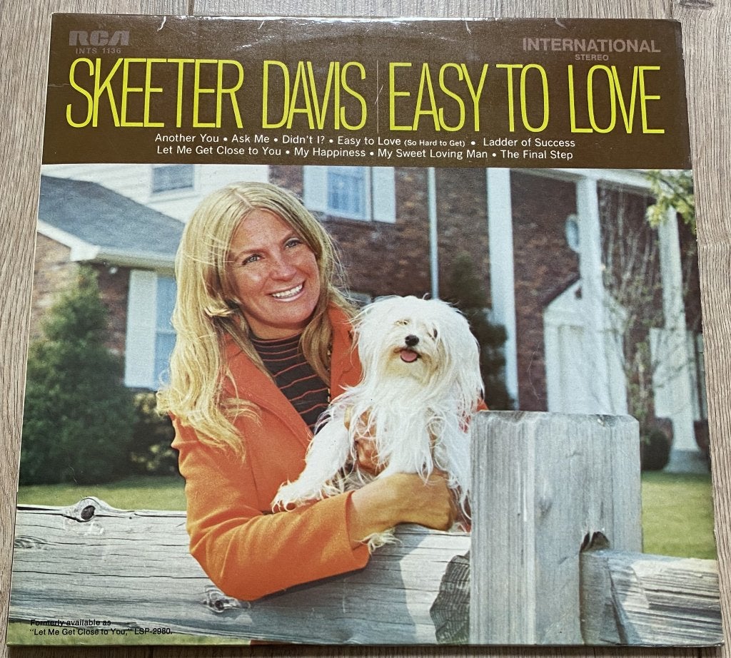 Leuke LP Skeeter Davis - Easy to Love, LP, Ophalen of Verzenden, Zo goed als nieuw, Inclusief binnenhoes