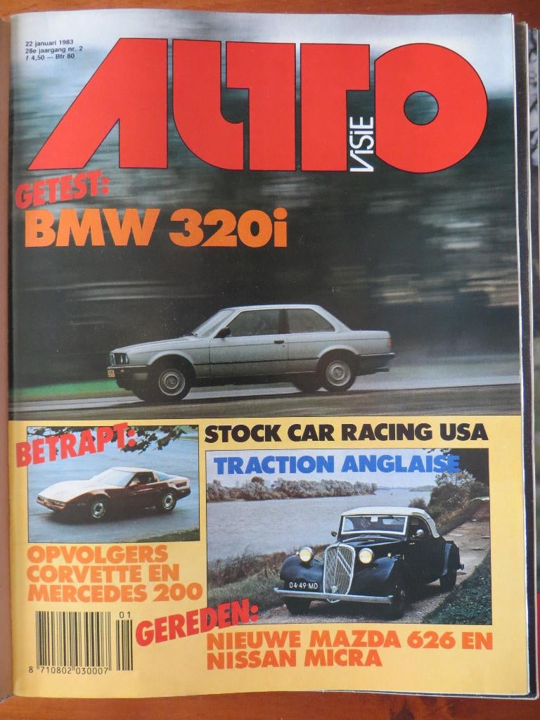 Autovisie 2 1983 BMW 320i, Traction Avant, Parijs-Dakar, 626, Boeken, Ophalen of Verzenden, Nieuw, BMW