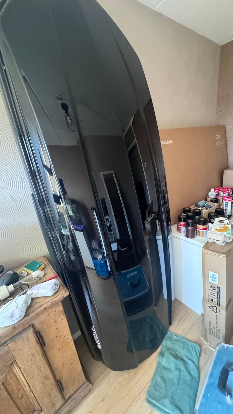 Te huur Volvo dakkoffer + dakdragers origineel xc60, Auto diversen, Dakkoffers, Ophalen of Verzenden, Zo goed als nieuw