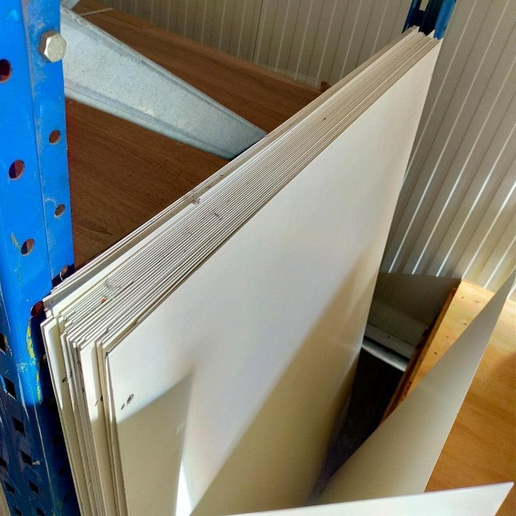 Metalen platen in diverse maten 1mm, Ophalen, Gebruikt, Overige materialen