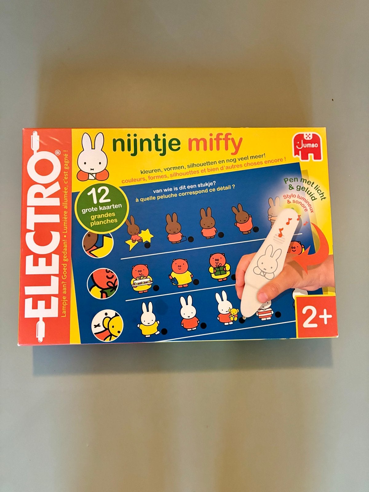 Jumbo Electro Nijntje Miffy - Educatief Spel met Licht & Gel, Ophalen, Gebruikt, Ontdekken, Met licht