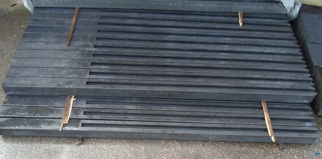 antraciet betonpalen schutting beton palen platen planken, Ophalen, Nieuw, 20 meter of meer, Overige typen