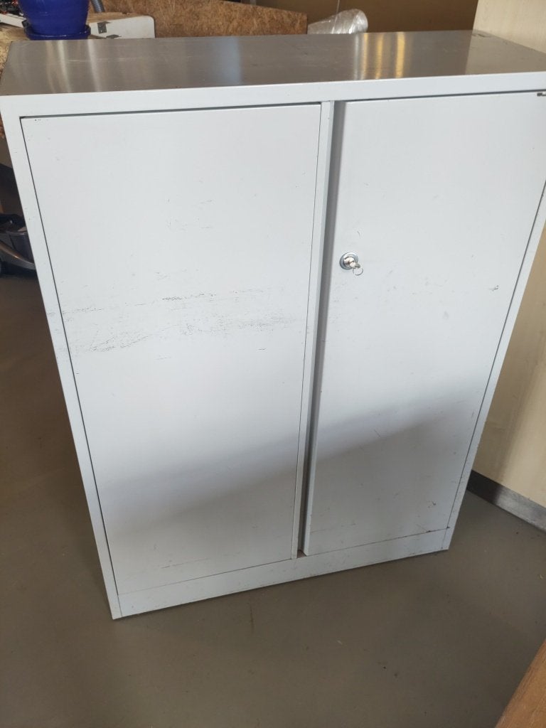 Metalen Archiefkast, Huis en Inrichting, Ophalen, Gebruikt, 100 tot 150 cm, 50 tot 100 cm