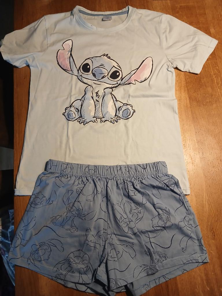 Stitch shortama maat S, Kleding | Dames, Ophalen of Verzenden, Gedragen, Maat 36 (S), Blauw