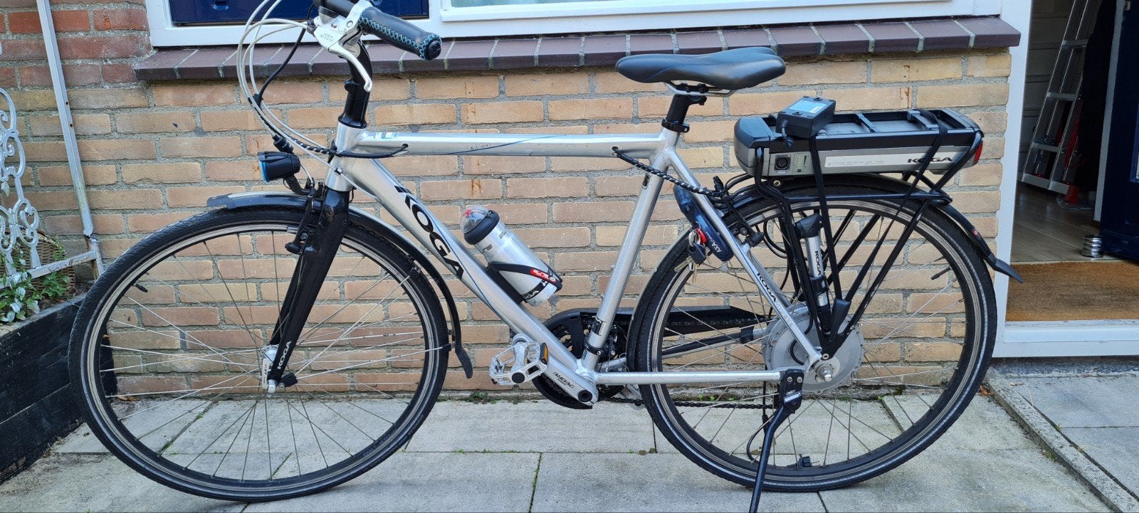 Heren e-light Koga Miyata (zilver), Ophalen, 28 inch, Gebruikt, 10 tot 15 versnellingen