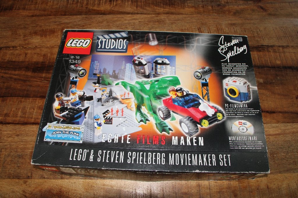 LEGO Studios, Steven Spielberg Moviemaker Set, nr. 1349, Gebruikt, Inclusief doos, Lego, Ophalen of Verzenden