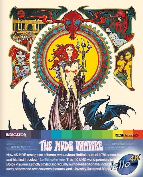 Blu-ray 4K: Jean Rollin's The Nude Vampire LE (1970) UK nNLO, Ophalen of Verzenden, Nieuw in verpakking, Horror