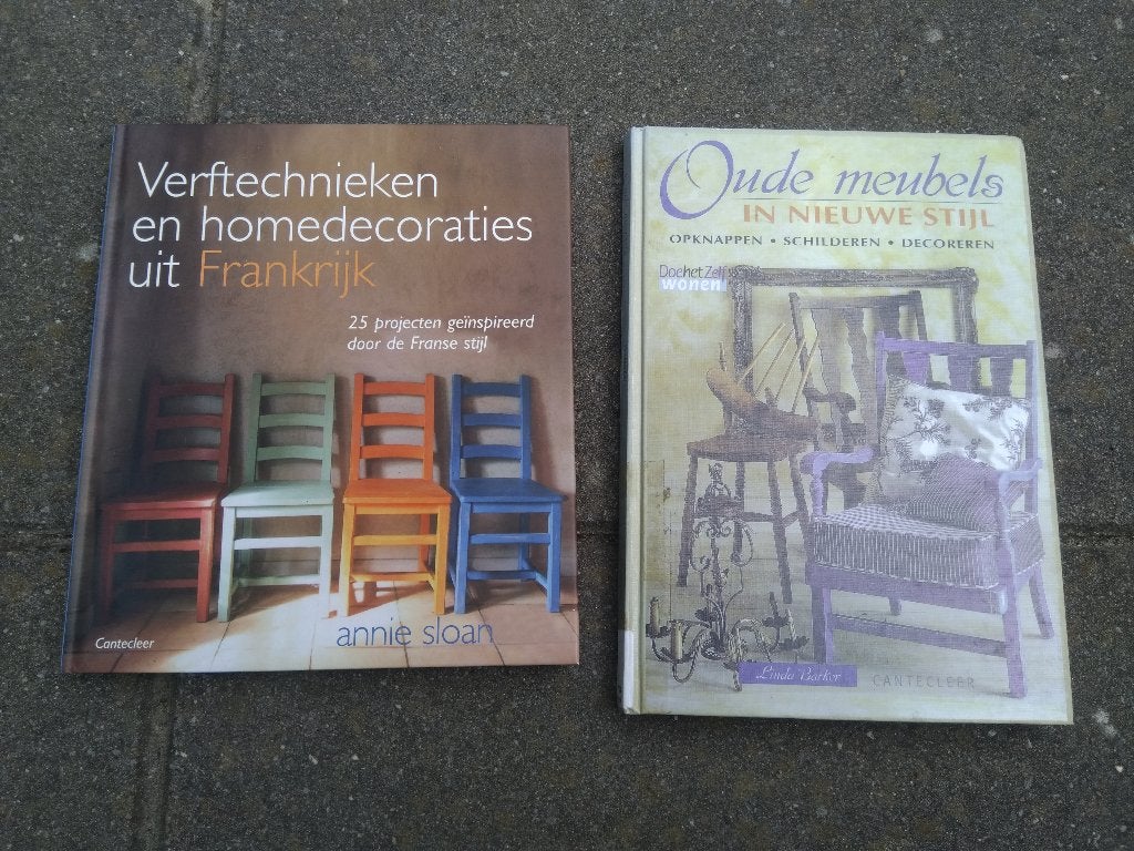 Boeken verftechnieken Annie Sloan en meubels opknappen, Verzenden, Zo goed als nieuw, Overige onderwerpen