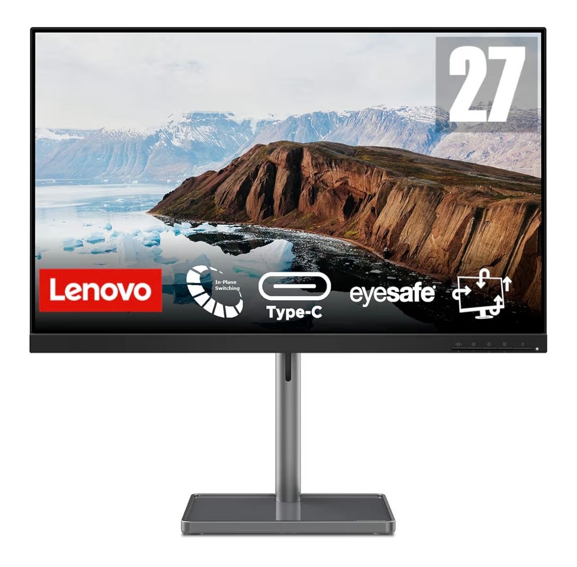 Lenovo 27” monitor L27M30, Ophalen, Full HD, Zo goed als nieuw, Overige typen