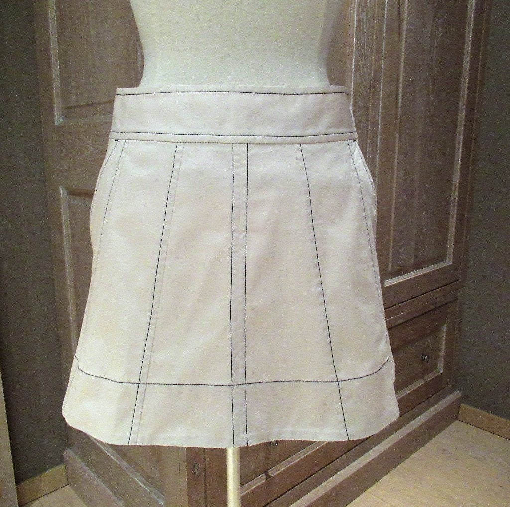 InWear nieuwe écru katoenen rok, mt 36, Verzenden, Wit, Nieuw, Maat 36 (S)