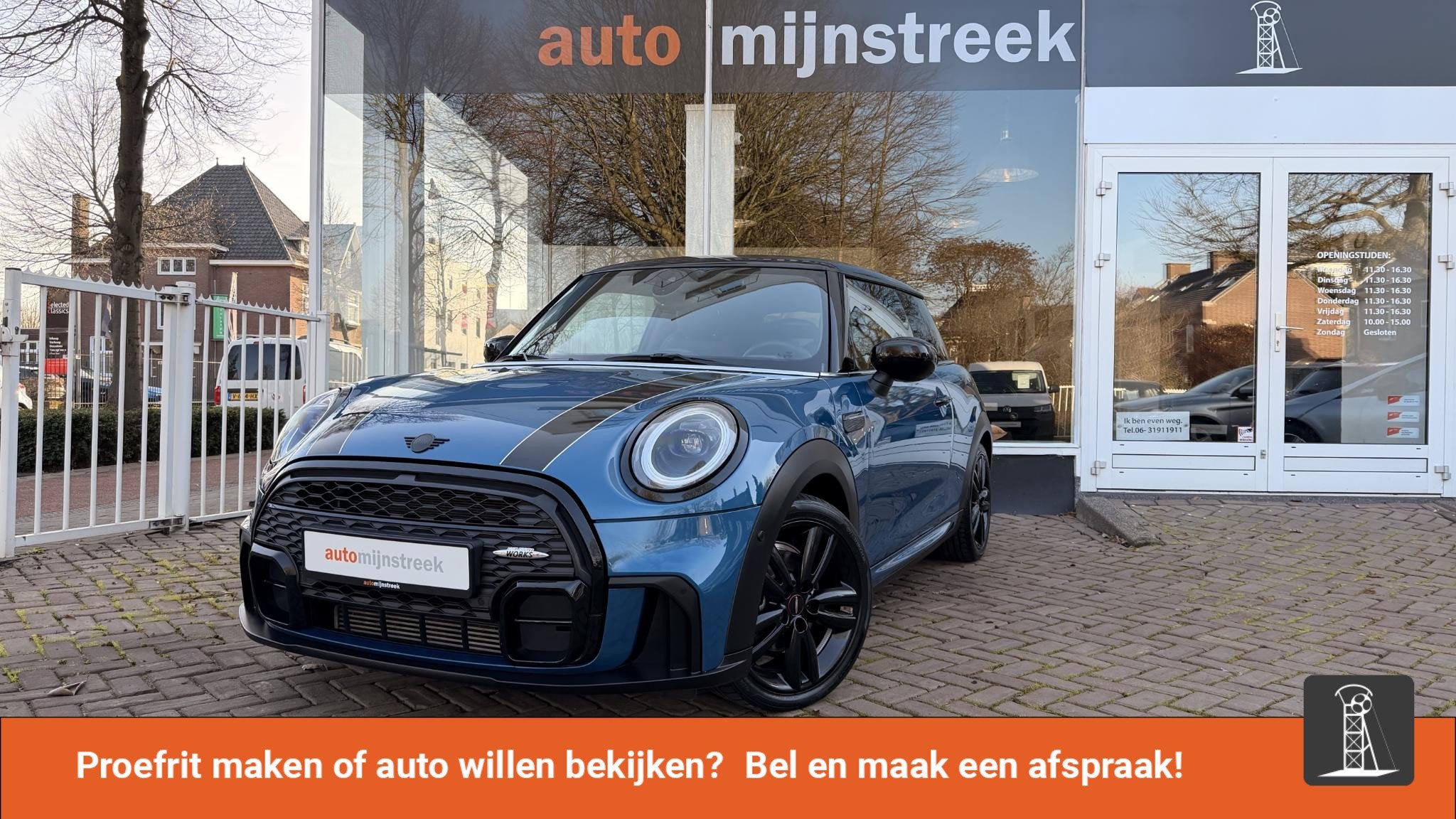 MINI 3-Deurs 1.5 Cooper John Cooper Works | Volledig MINI ge, Auto's, Mini, Voorwielaandrijving, 136 pk, Gebruikt, 49 €/maand