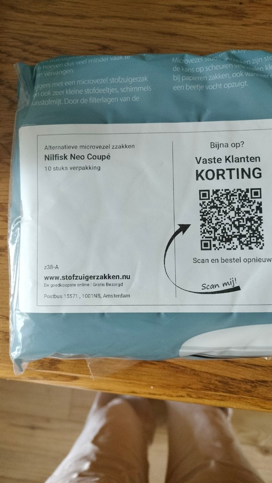 stofzuiger zakken, Ophalen of Verzenden, Nieuw