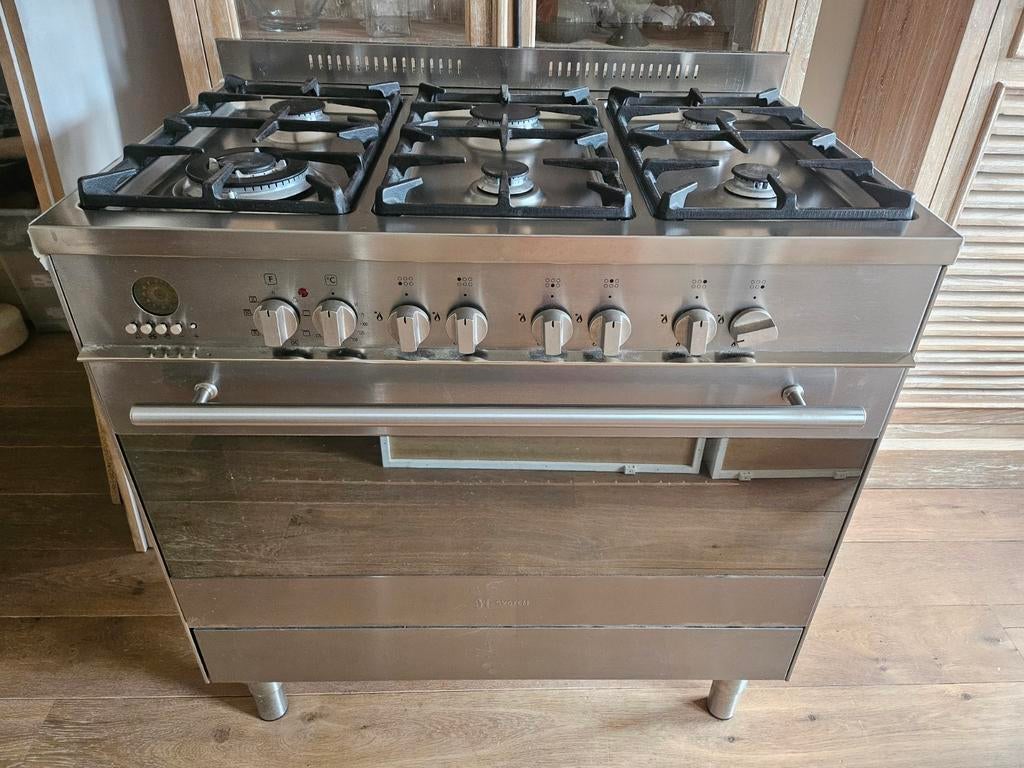 GASFORNUIS, Witgoed en Apparatuur, Fornuizen, Ophalen, 60 cm of meer, Gas, Vrijstaand