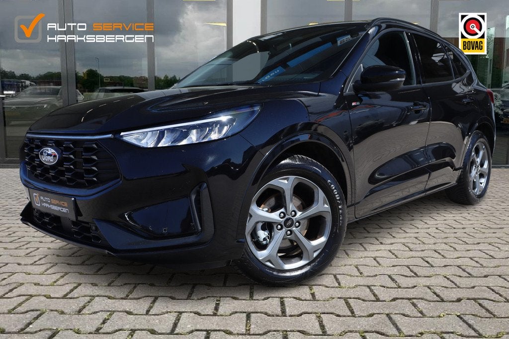 Ford Kuga 2.5 FHEV ST-Line | LED | Camera | Winter Pack |, Stof, Gebruikt, Zwart, Bedrijf