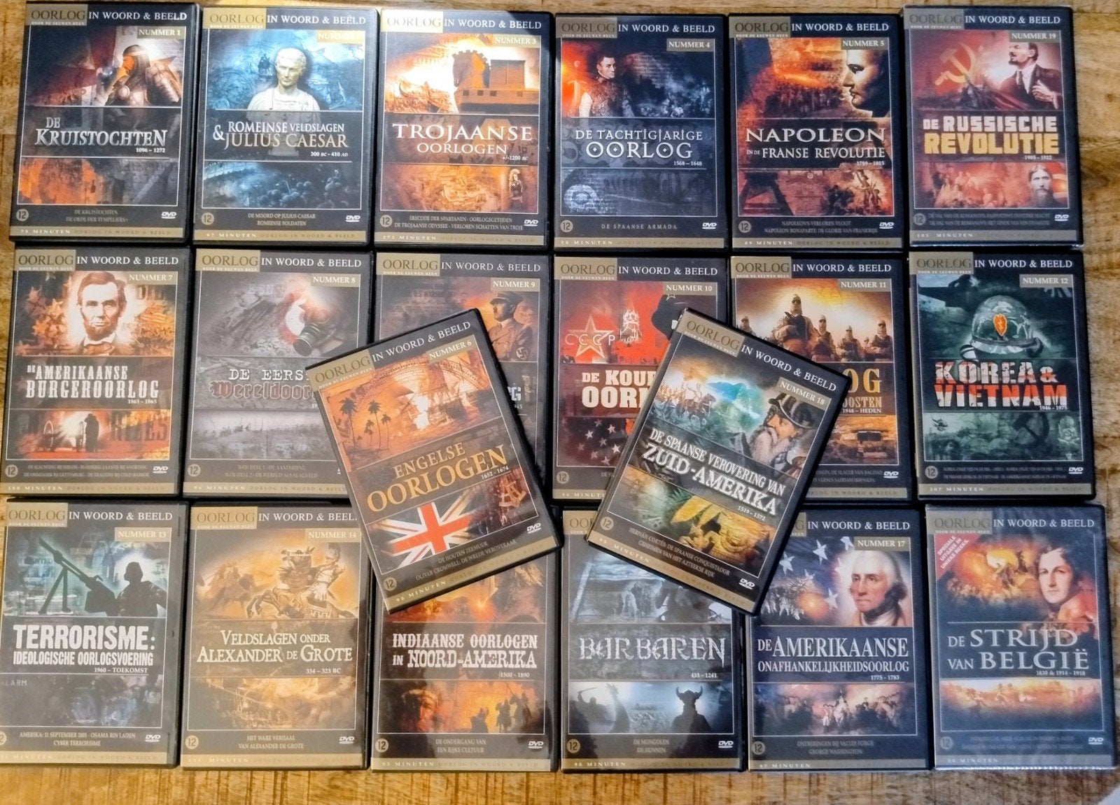 Oorlog in Woord en Beeld -20 Docu DVD's Boxset èn magazines, Oorlog of Misdaad, Alle leeftijden, Boxset, Ophalen of Verzenden